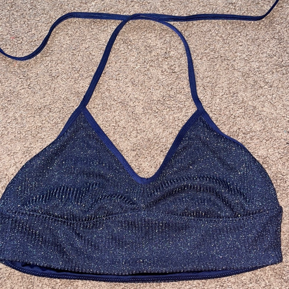 Sparkly aerie crop top
